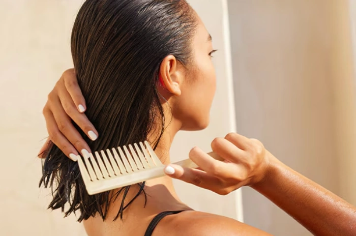 Shpëlarje flokësh bimore për rritje natyrale të flokëve dhe brava më të forta