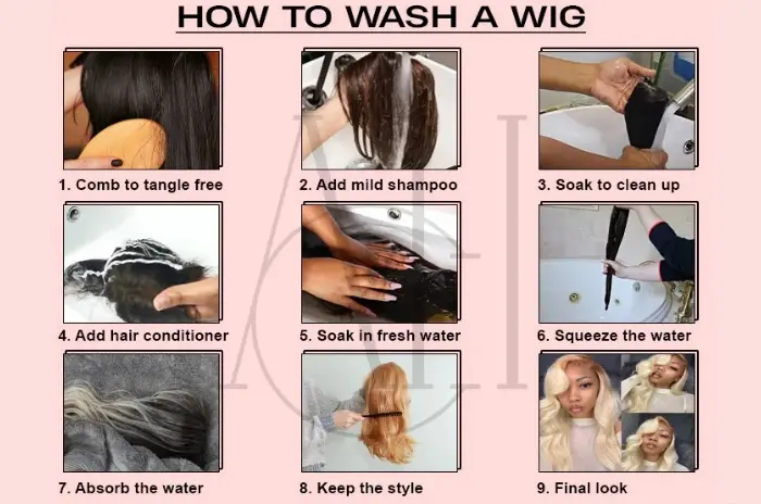 How to wash a wig