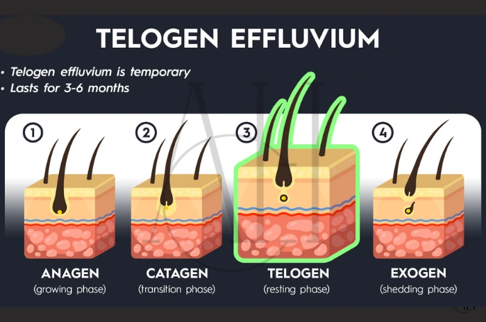 Telogen Effluvium Shkaqet e Simptomave dhe Opsionet Efektive të Trajtimit